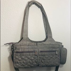 Lug travel shoulder bag